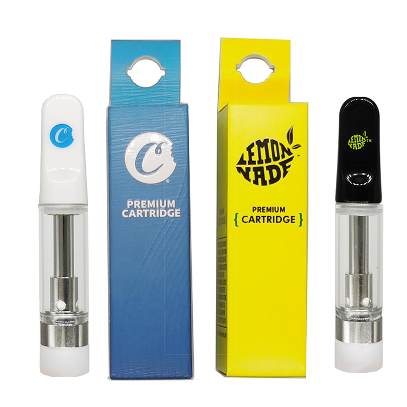 

Cookies Vape Cartridges Limited Edition 510 Thick Oil Cartridge Atomizers 0.8ml 1ml Premium Glass Tanks Carts Empty Vapes Pens with Packaging Box