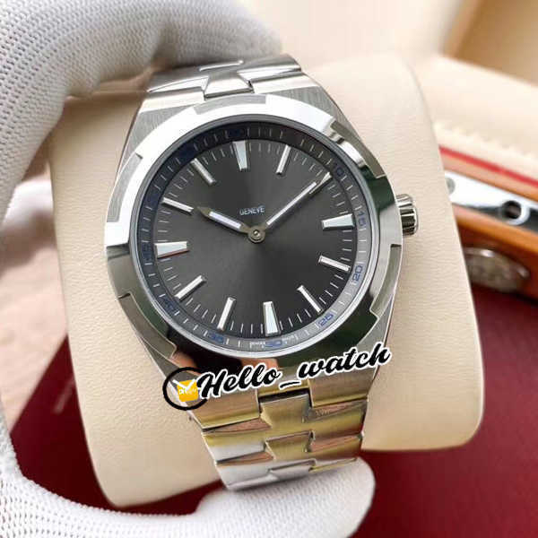 

watches men luxury brand Overseas 2000V/120G-B122 Gray Dial Automatic Mens Watch No Date Stainless Steel Bracelet High Quality 6 Color discount, V-e128b (1)