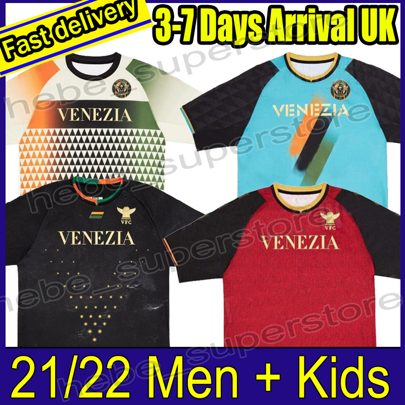 

22 23 Venezia FC Soccer Jerseys home Black Away Third 4th ARAMU FORTE Venice 2022 2023 BUSIO 27# Football Shirts 3rd Adukt Kids Kit Uniform pre match training long sleeve