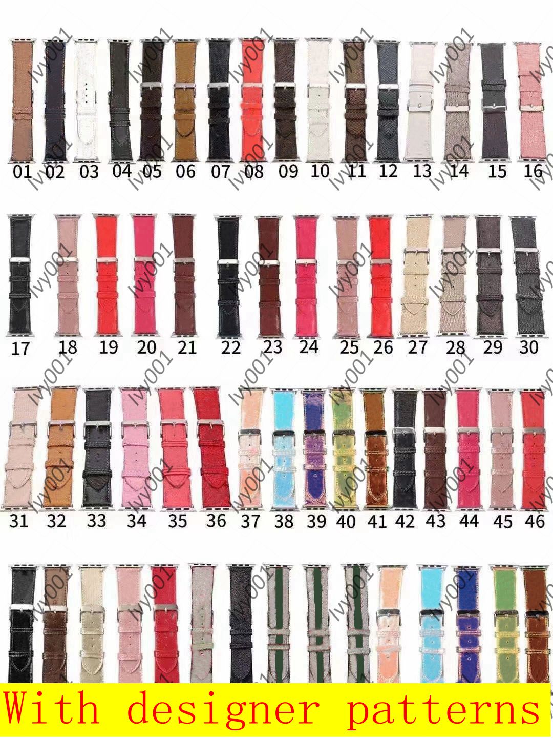 

L summer designer fashion Watchbands Strap for iPhone Watch Band 41mm 45mm 42mm 38mm 40mm 44mm iwatch 3 4 5 6 7bands Leather Bracelet Stripes watchband A462, 25