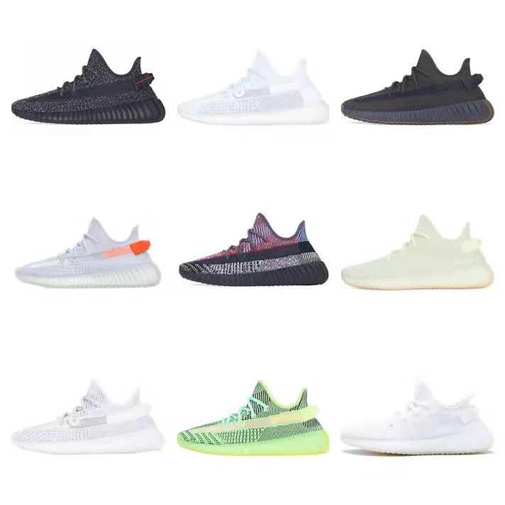 

Yecheil 2021 Kanye 350 V2 Sports Shoe Synth Yeezreel Cinder Cloud White Static Black Sneakers Man Trainers Size 36-45, Option shoe size
