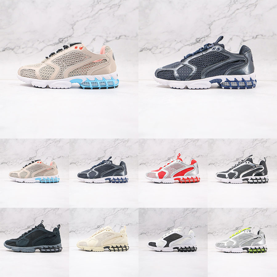 

Men Women Run Shoes Sports Trainers Basketball Retro Sneakers Outdoor Footwear Spiridon Caged