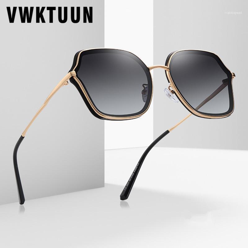 

Sunglasses VWKTUUN Polarized Women Men Luxury Shades UV400 Vintage Driving Driver Eyewear Metal Frame Gradient Glasses1