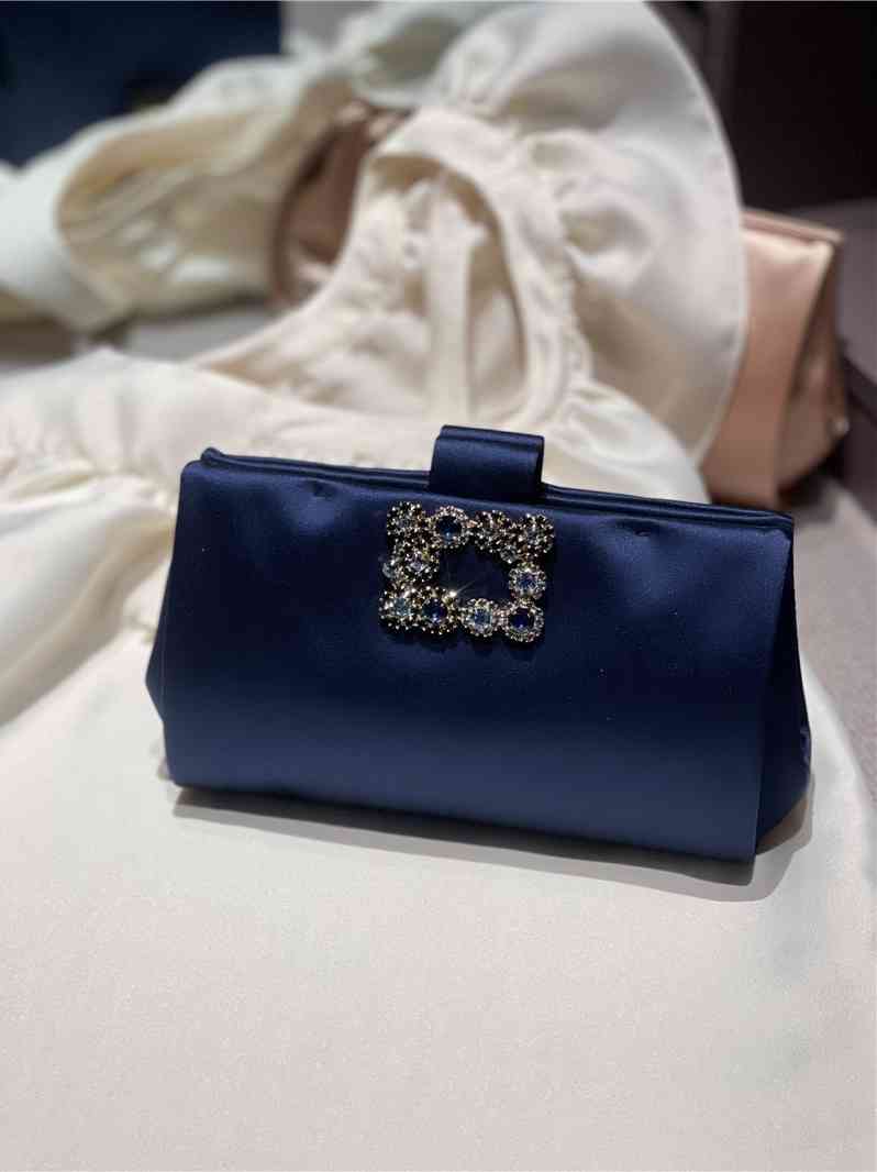 

Evening Bags versatile dinner wedding banquet dumpling type armpit holding Dinner Bag silk high quality grab bag female ED4M, 1# shoe box