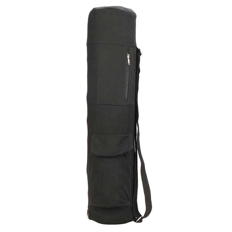 

Outdoor Bags Canvas Yoga Mat Bag Sport Large Capacity Full Zip Carry Sling ZJ55, As show