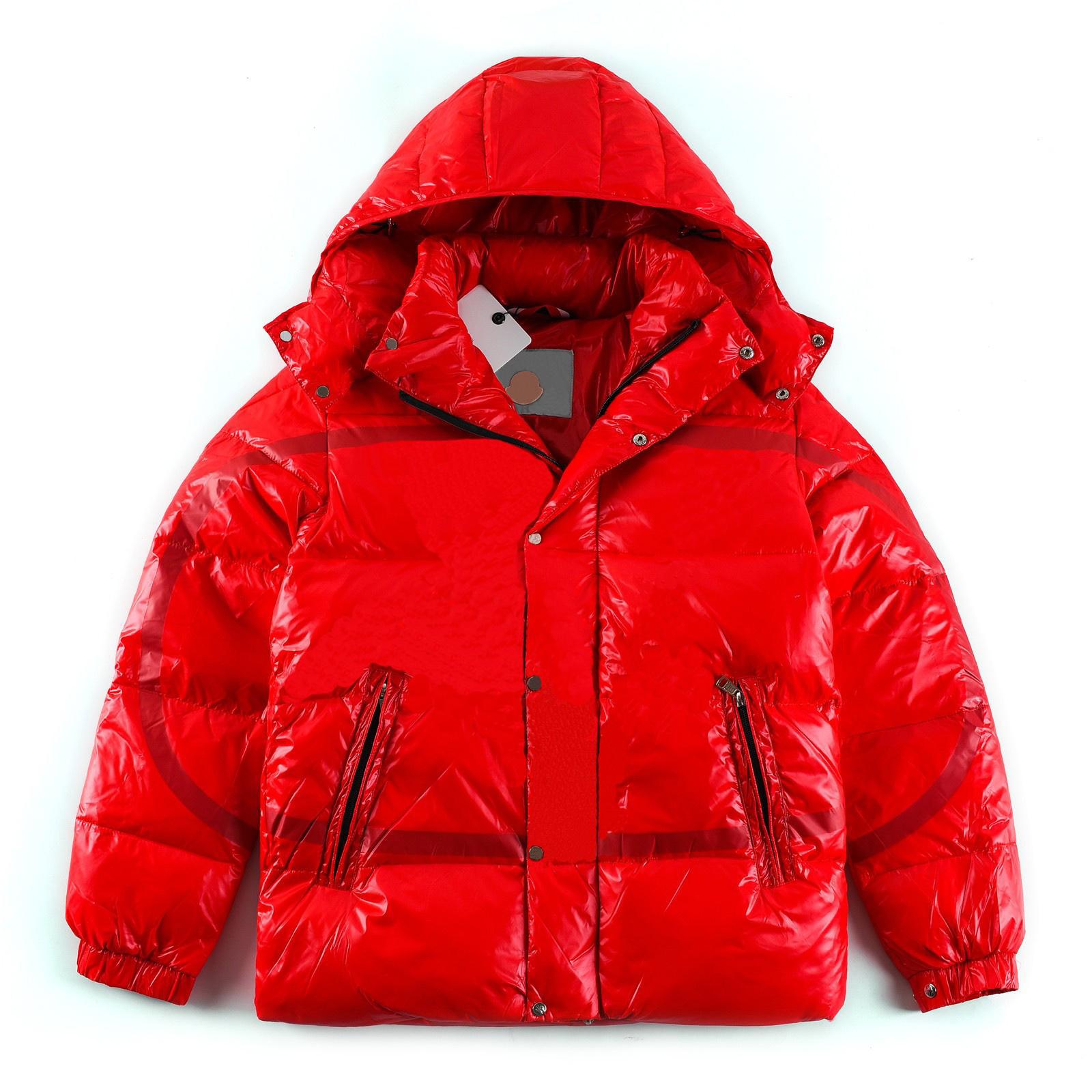 

designer brand new couple bread down jacket women loose short red, Black