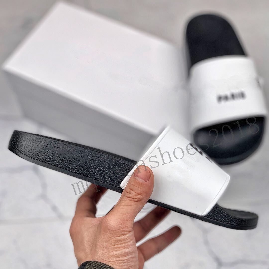 

Sandals slippersParis Sliders Mens Womens Summer Beach Slippers Ladies Flip Flops Loafers Black White Pink Slides Chaussures ShoesLuxurys Designers