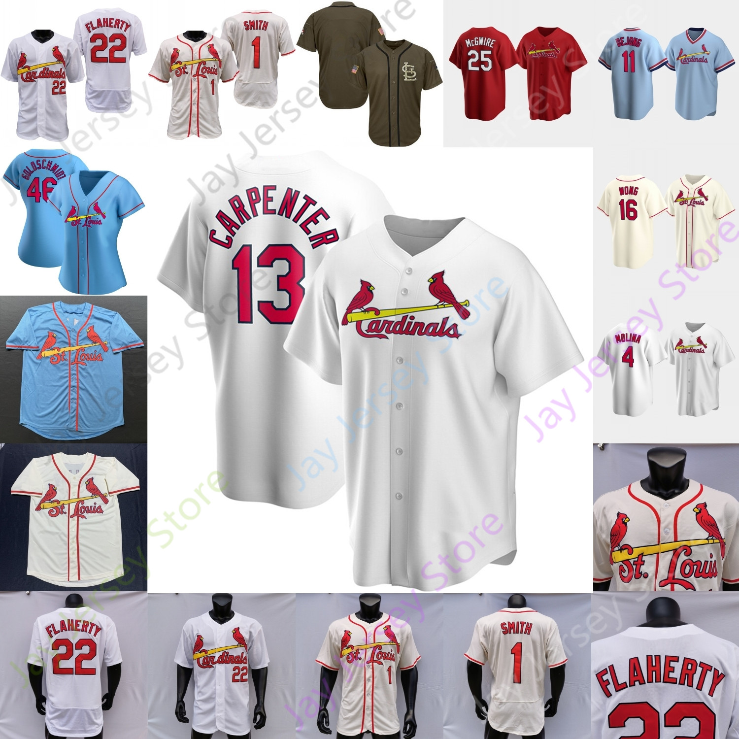 

Ali Sanchez Jersey Bernardo Flores Jr. Jim Edmonds Whitey Herzog Rogers Hornsby McGwire Scott Rolen Red Schoendienst Enos Slaughter Ted Simmons Bruce Sutter Torre, 2011 ws gold