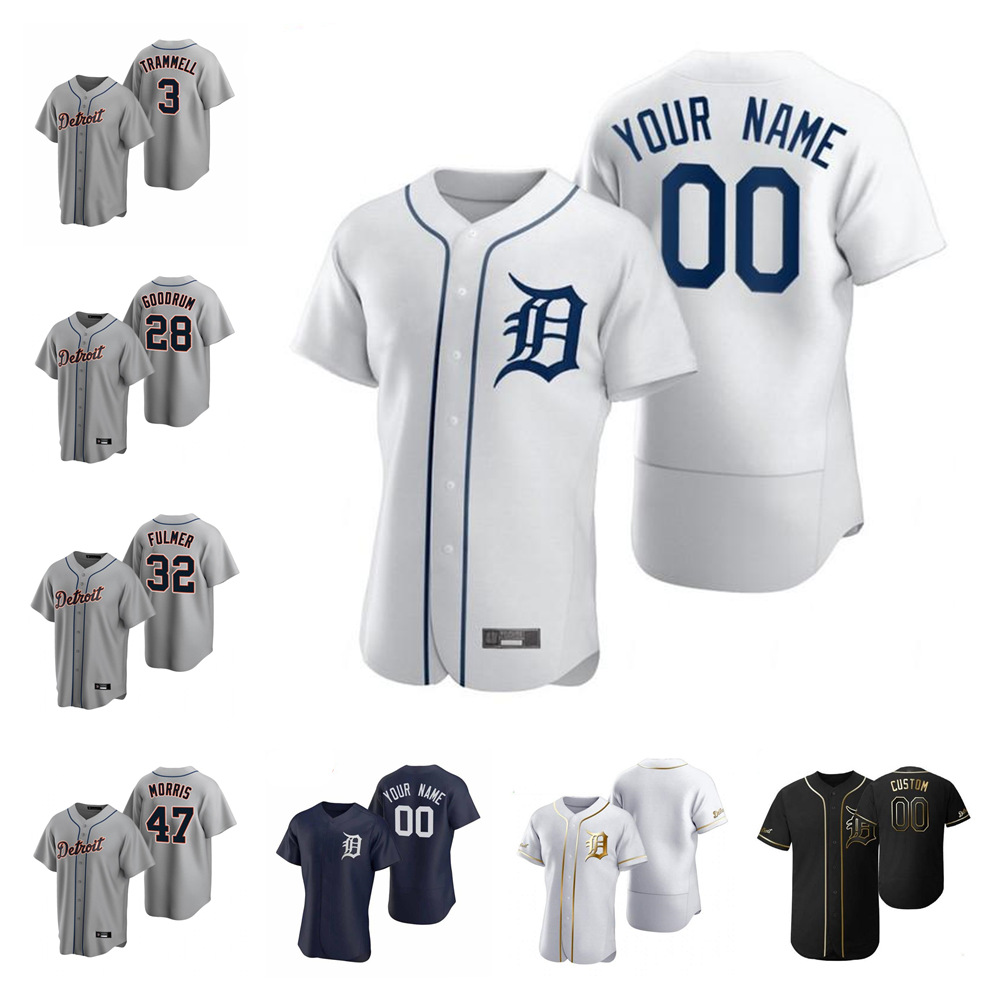 

Baseball Detroit Brandon Dixon 2021 Tigers Jersey Ronny Rodriguez John Hicks Miguel Cabrera Niko Goodrum JaCoby Jones Stewart Jerseys, Blue;black