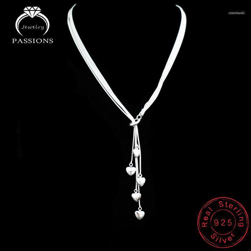 

Est Luxury Silver Plate Necklace Chain Long Tassel Pendant Five Star Maxi For Women Fashion Jewelry Gift1