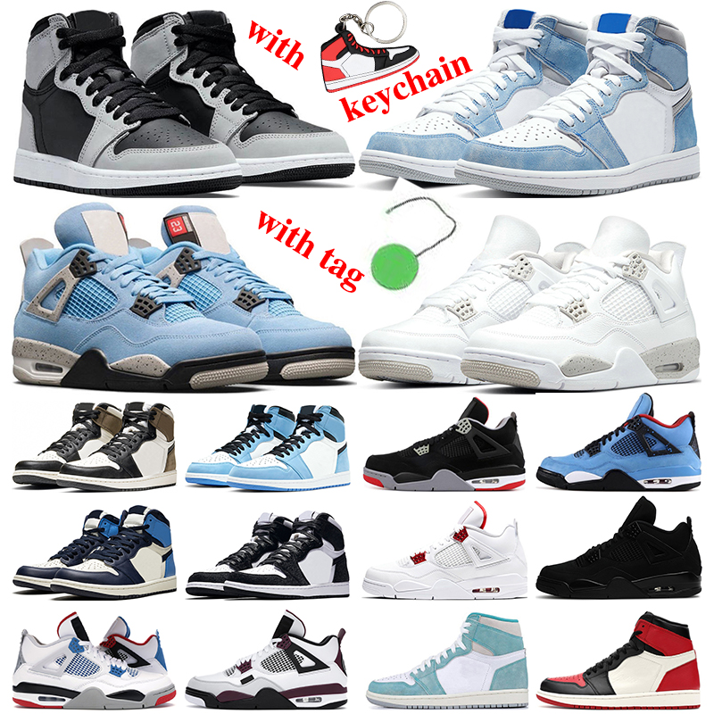 

Men Basketball Shoes 1 1s Hyper Royal jumpman 4 4s University Blue Dark Mocha Obsidian Turbo Green Cactus Jack Black Cat Raptoy women trainers sports snekaers