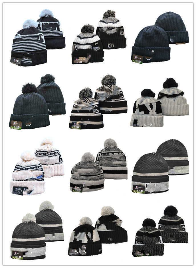 

Las's Vegas's Raiders's Football Hat Cap Winter Cashmere Sports Caps Hats Beanies