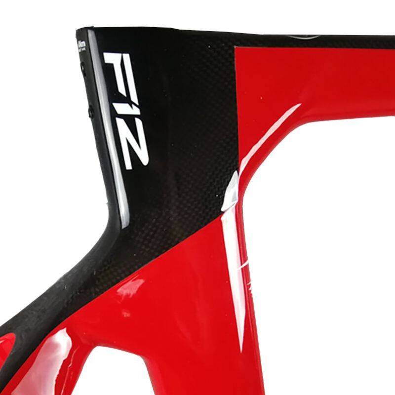 Airwolf F12 Carbon Fiber Road Bike Frame Fork Seatpost Bicycle Frameset 50/53/55/57cm Disc or Rim Brake Bikes Frames 2 years warranty-image-736583652