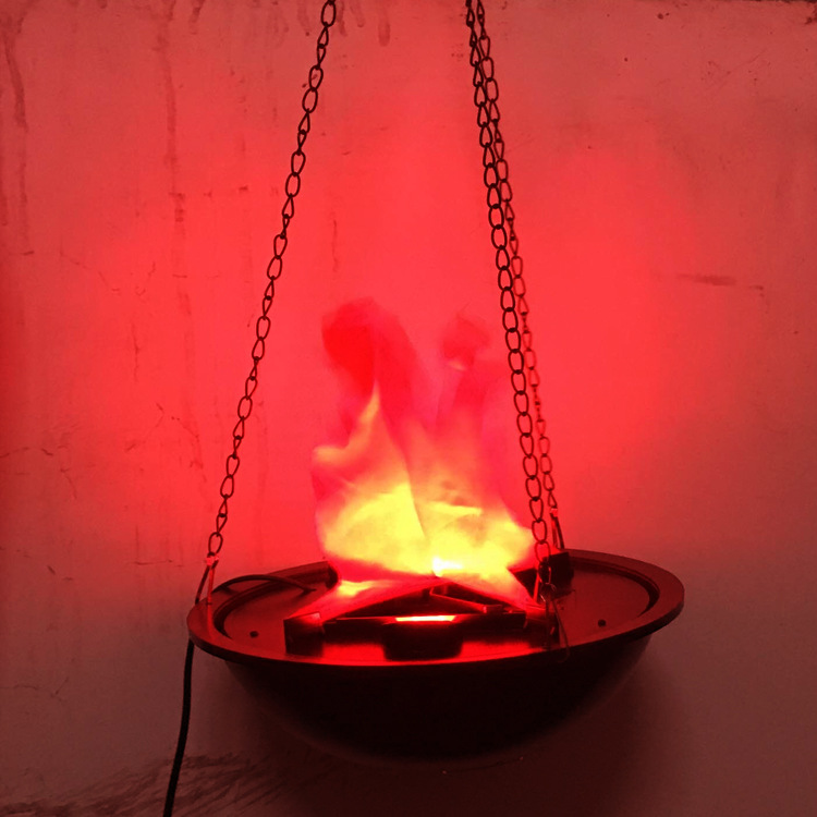 

Halloween bar decoration props chandelier simulation flame lamp decoration brazier lamp