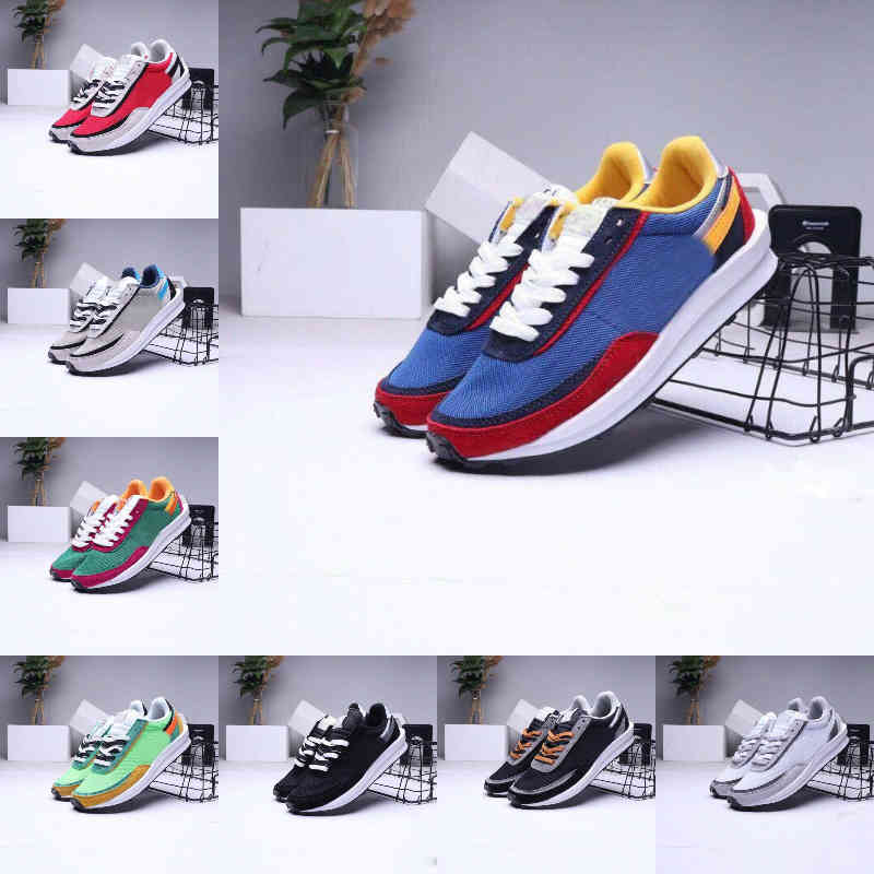 

Sale New 2021 Mens Running Sports Shoes Fashion LDV Waffle Women Waffle Racer Black White Nylon Summit Multi Pine Green Trainers Varsity SNEAKERS Y09, L3027