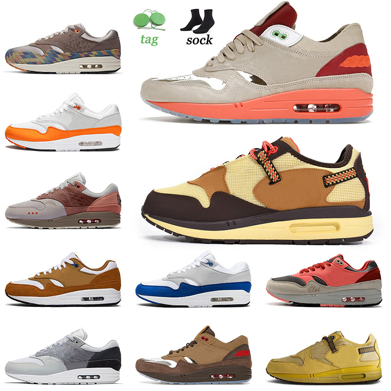 

Fashion 2021 Max 1 Running Shoes Mens Women Clot Kiss Of Death Baroque Brown Hyper Pink Amsterdam Taupe Haze Outdoor Sports Sneakers Trainers, C58 magma orange 40-45