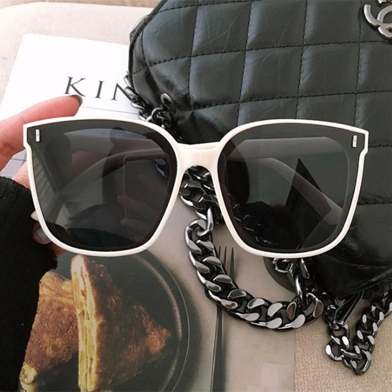 

Sunglasses Oversized Sunglass Women Men Retro Black Sun Glasses Classis Vintage Square Shades Goggle UV400, White;black