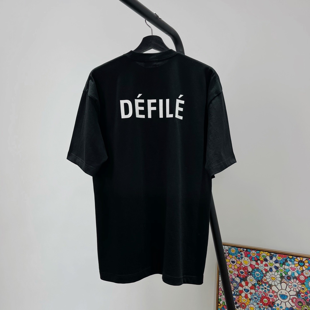 

Solid Color T-Shirt Classic Logo Letter Printed tee Men Women Summer Simple Short Sleeves Breathable High Street, White;black