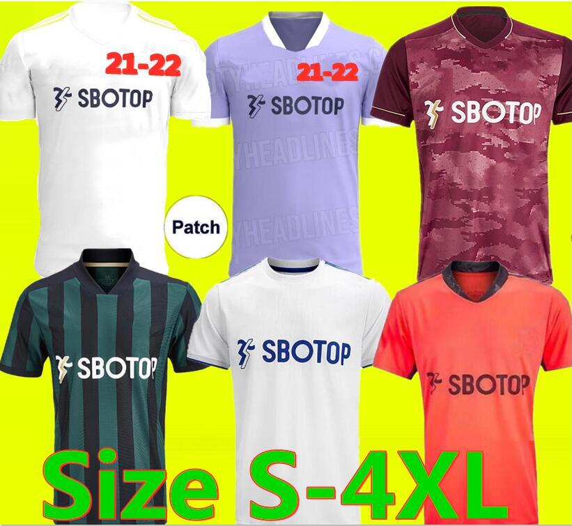 

Leeds soccer jersey United 20 21 22 ROBERTS HARRISON HERNANDEZ COSTA BAMFORD ALIOSKI CLARKE 2022 football shirt uniforms Men Kids kit, 21 22 leeds home