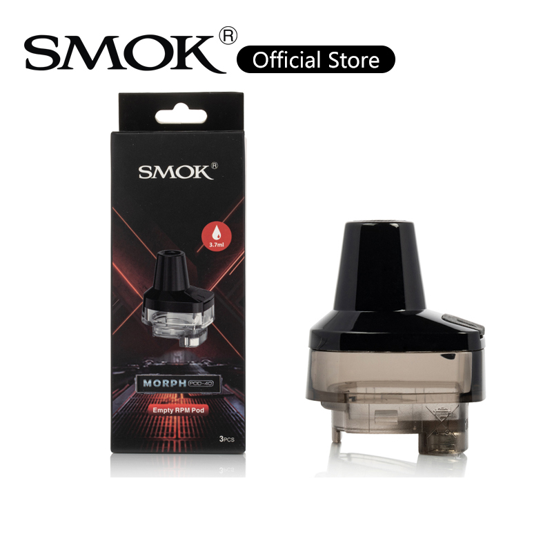 

SMOK Morph Pod-40 Empty RPM Pod 3.7ml Replacement Cartridge Magnetic Pod Connection System 100% Original