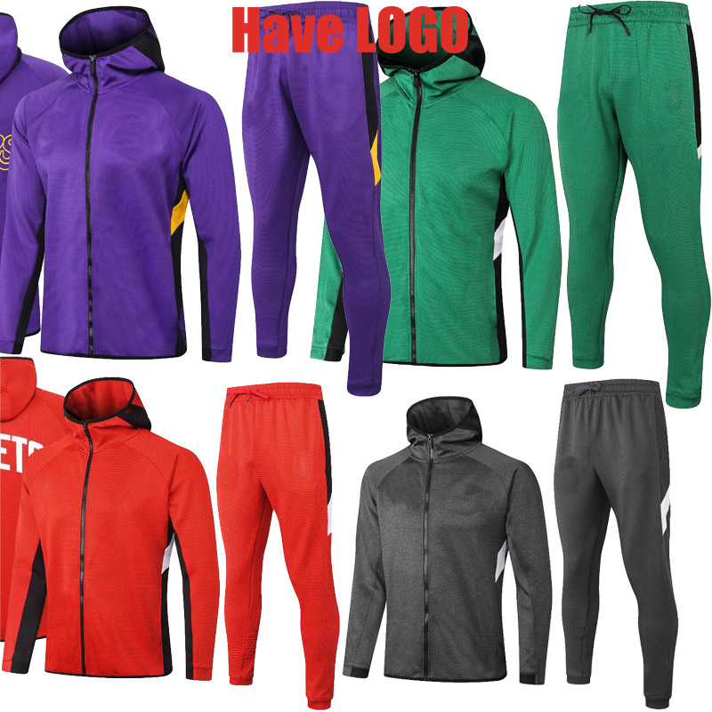 

Man 2021 2022 tracksuit set Red Black green sportswear jerseys Long hat winter clothes jacket Jersey customized, #3