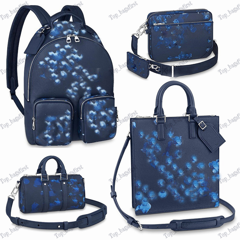 

Top quality Ink Watercolor Multipocket backpack Cruiser Messenger Bag M45788 Keepall XS crossbody bags cowhide, Customize