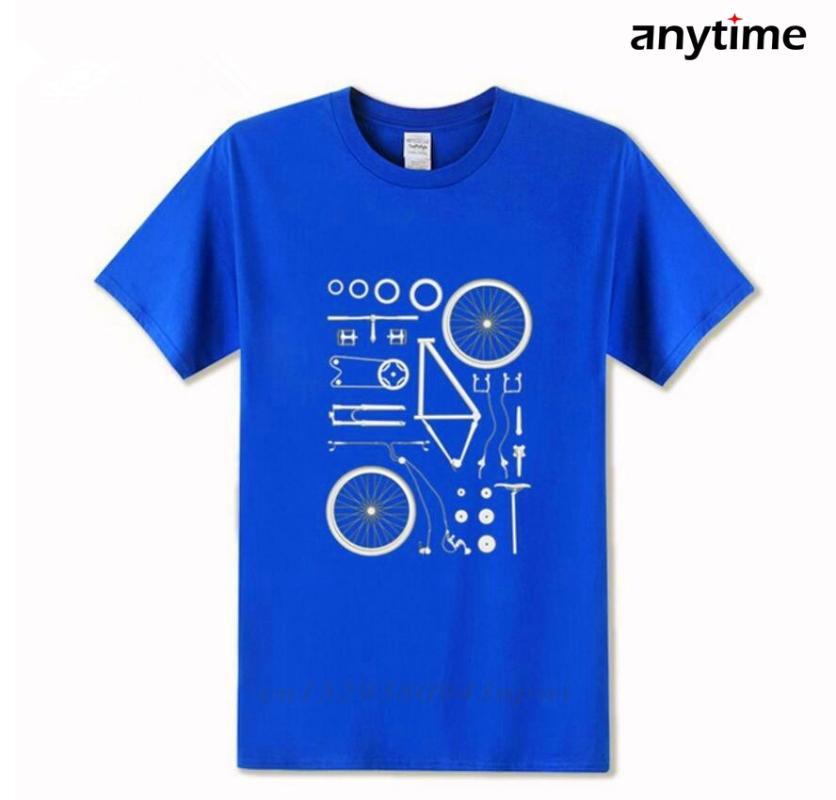

Men's T-Shirts 2022 Techwear T Shirt Men Print Bicycle MTB Shirts Mountain Biker Exploded Into Parts Tee Group Team Clothing Tshirt, Thq32801gc