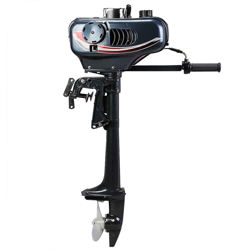 

Updated 3.5HP Outboard Motor 2 Stroke Boat Engine Water Cooled 40LBS 2.5KW Trolling Thrust Fishing