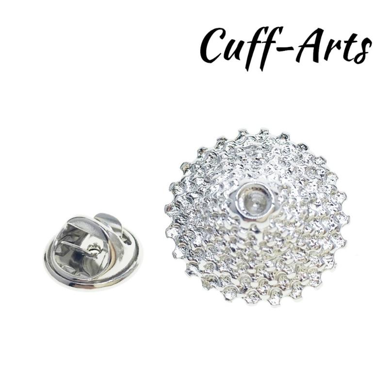 

Pins, Brooches Cuffarts Metal Brass Lapel Pin Bicycle Gears For Men Collar Party Engagement Jewelry P10087, Gray