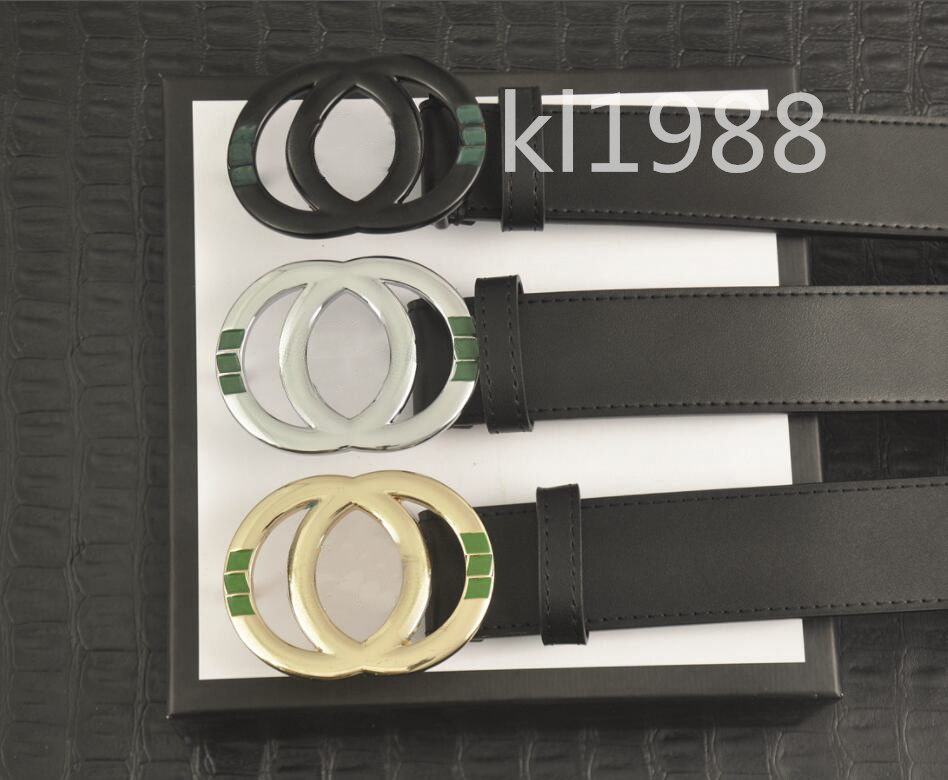 

Men Designers Belts Women Waistband Ceinture Double G Brass Buckle Genuine Leather Classical designer Belt Highly Quality Cowhide Width With Box, Black;brown