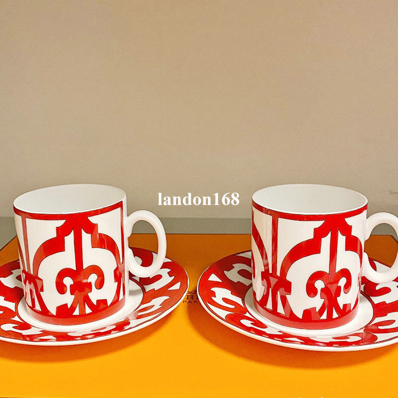 

Europe Espresso Cups Bone China Coffee Saucer Set Luxury Ceramic Mug Top-grade Porcelain Tea Cup Cafe Party Drinkware