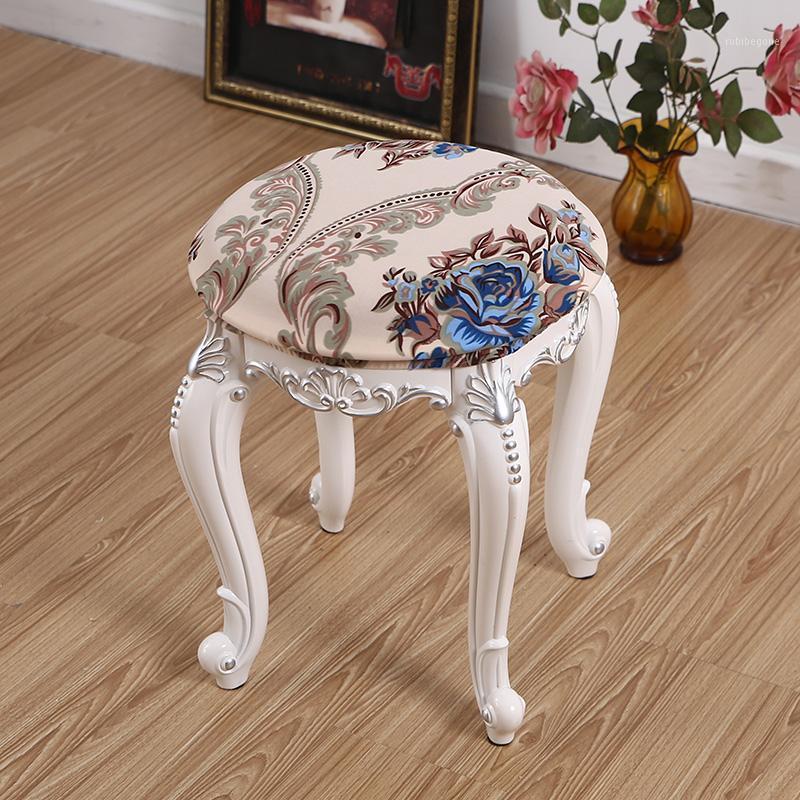 

Round Stretch Seat Slipcover For Dining Room Elastic Material Chair Cover Office Banquet Armchair Protector Covers