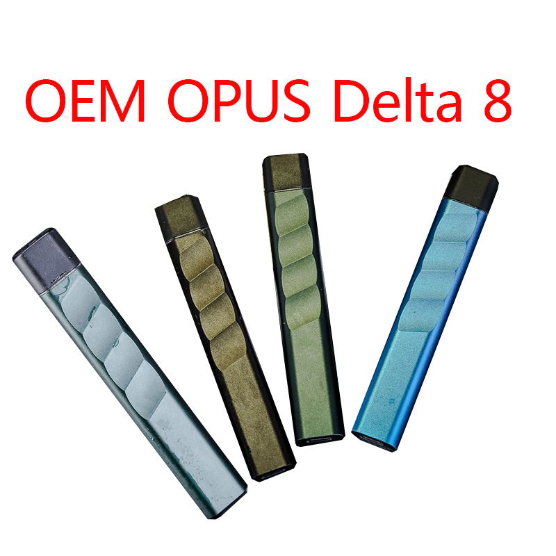 

OEM OPUS Delta 8 Disposable Vape Pen D8 E Cigarettes Device With One Gram 1.0ml Since the oil Ceramic 300mAh Battery Rechargeable Kit