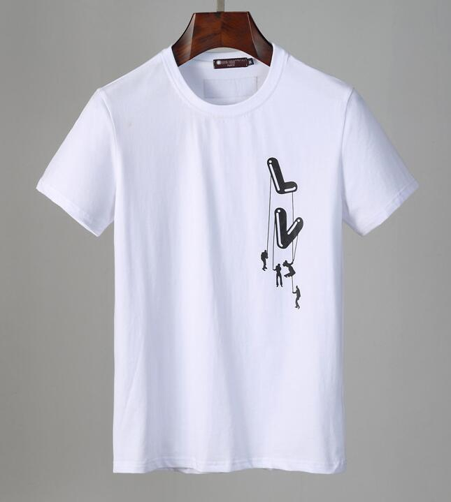 

2021 Mens Women Designers T Shirt Fashion Men S Casual Man Clothing Street Designer Tees Shorts Sleeve Clothes M-3XL#140, White;black