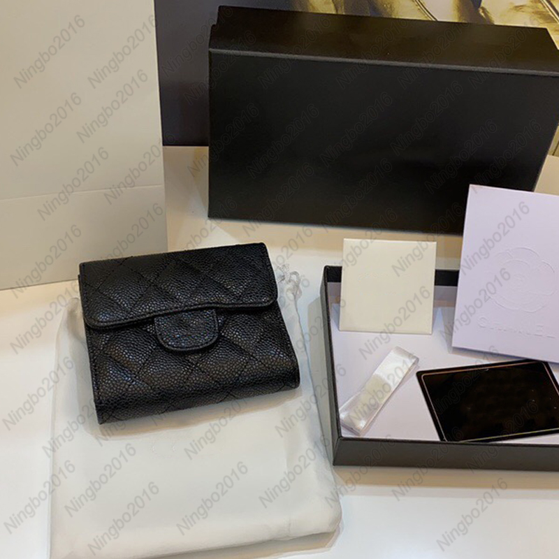 

Women Wallet Fashion Card Holder Purse High Quality Genuine Leather Woman Mini Wallets Designer Portable Exquisite Luxury Black Cluth with box, Red;black