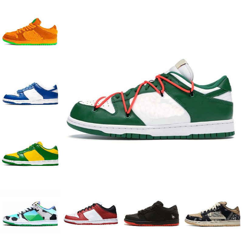 

2021 Men Women Dunk Running Shoes White Black Coast Green Glow Hyper Cobalt Syracuse SB UNC Candy Chunky Dunky Abstract Art Dunks Mens Fashion Trainers Sneakers, Yellow bear