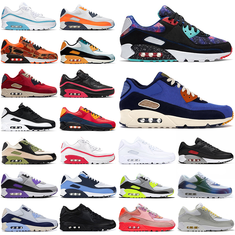 

90 Mens Running Shoes Bright Violet Bred Viotech Infrared USA Triple Orange Green White Black Volt Yellow Univeristy Red 90s Women Sports Trainers Sneakers, Bubble packaging bag