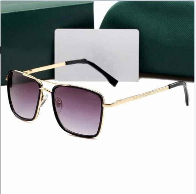 

Luxury- High Quality Classic Pilot Sunglasses Designer Brand Mens Womens Sun Glasses Eyewear Metal Glass Lenses138, White;black