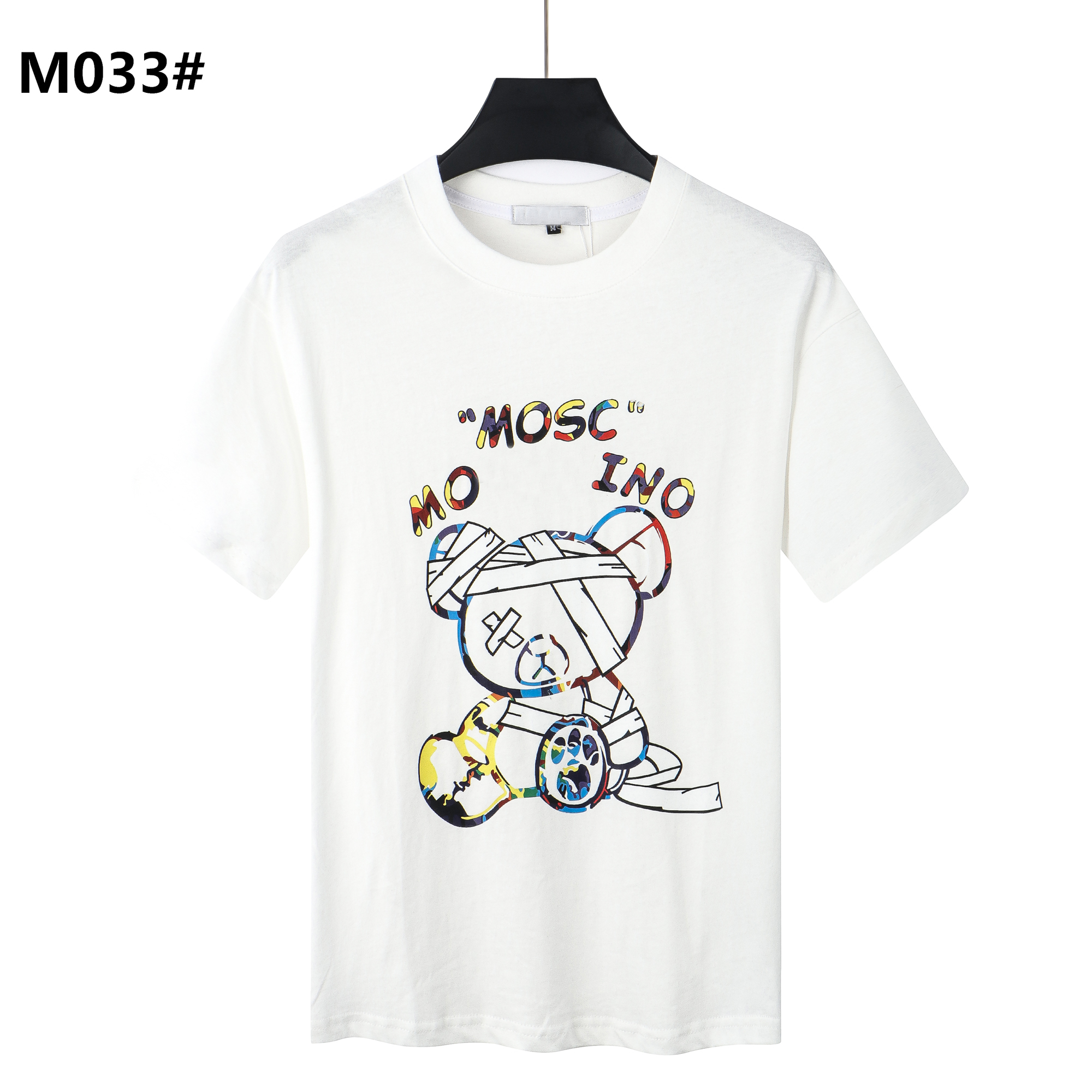 

2021 Men's Clothing Short sleeve Tees Polos Mens T-Shirts Summer simple icon high quality cotton Casual solid color T-shirt Men Fashion Top MOSC M7, Picture color