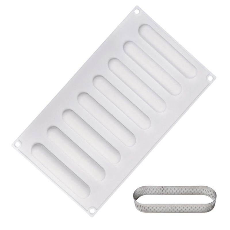 

Baking Moulds Mousse Ring Non Stick Bakeware Tart Mini Cake Molds Rings Gadgets