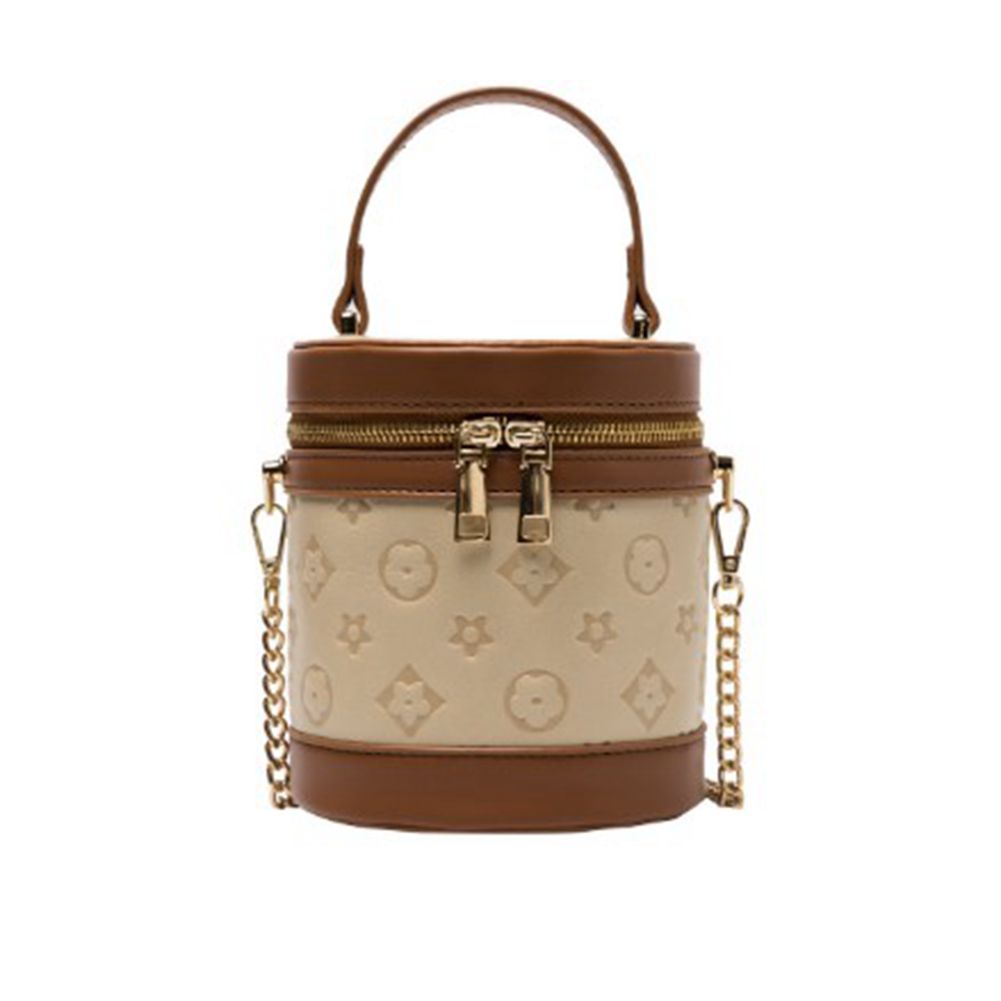 

2021 Designer Handbags Fashion Bucket Storage Bags Lady Makeup Handbag New Cylindrical Mini Single Shoulder Messenger Bag 4 Colors on Sales