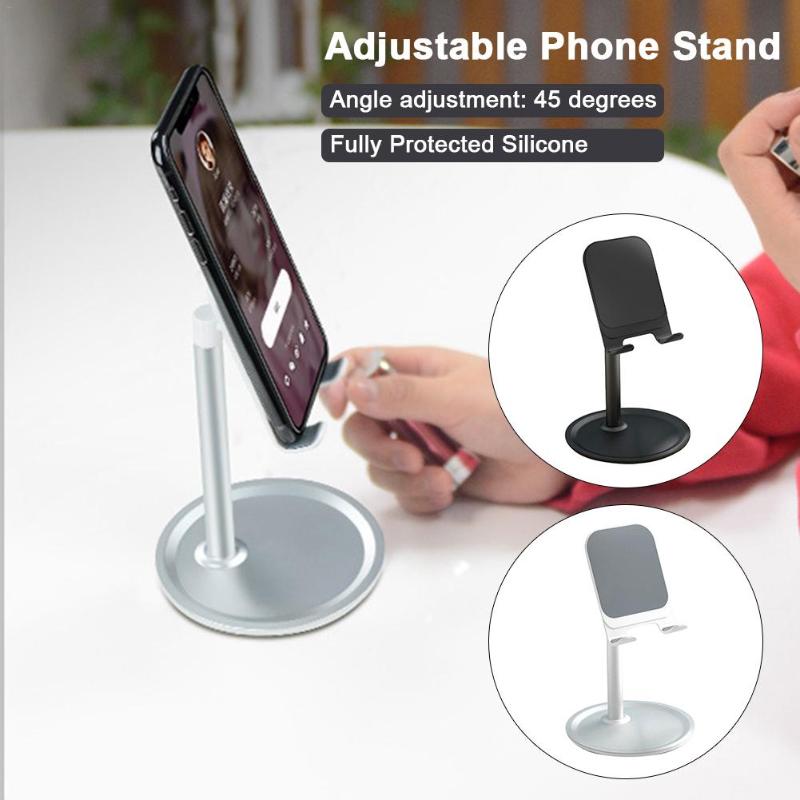 

Cell Phone Mounts & Holders Adjustable Stand Multi Angle Aluminum Tablet Bracket Modern Holder Accessories For All Smartphones 4-8 Inch