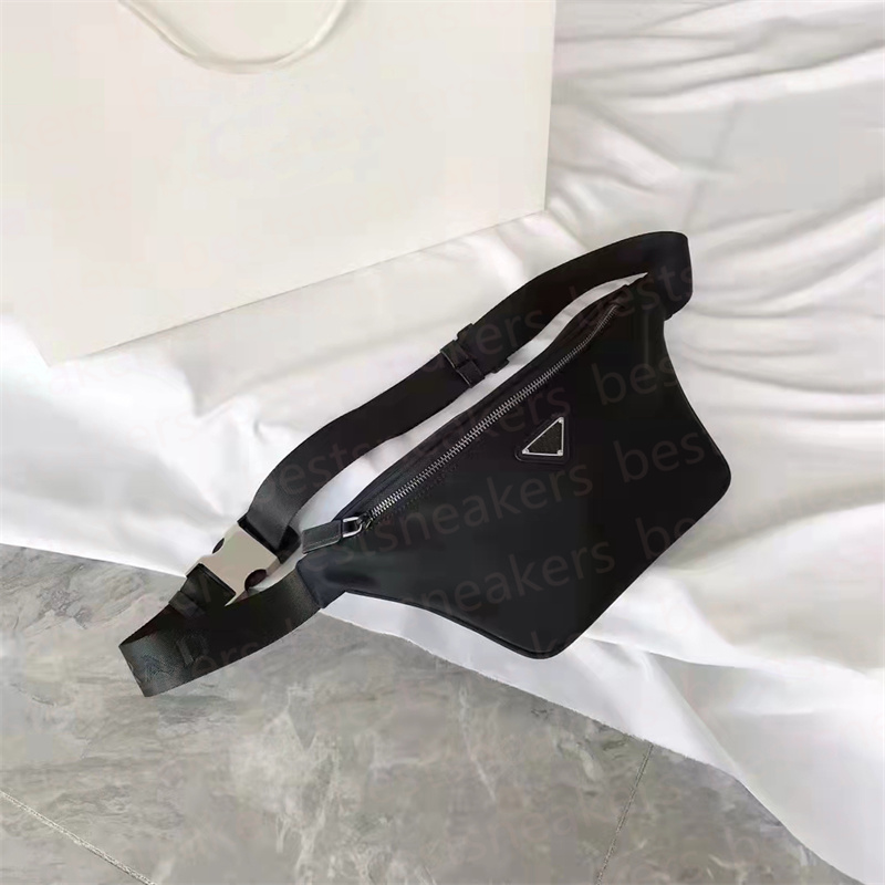 

FW2021SS new come designer Paris pop-up waist bag high quality off nylons chest bags Bestselling Classic nylon sportbags white hand-bag Hobo shoulderbag, Black