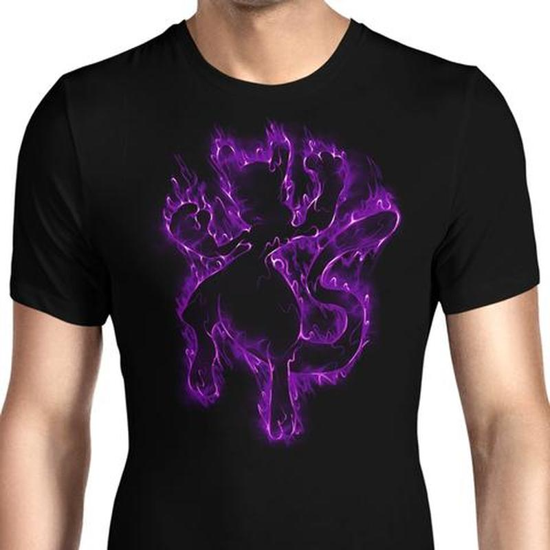 

European style cat demon pattern ins wind round neck short-sleeved T-shirt for men and women, comfortable and loose, White;black