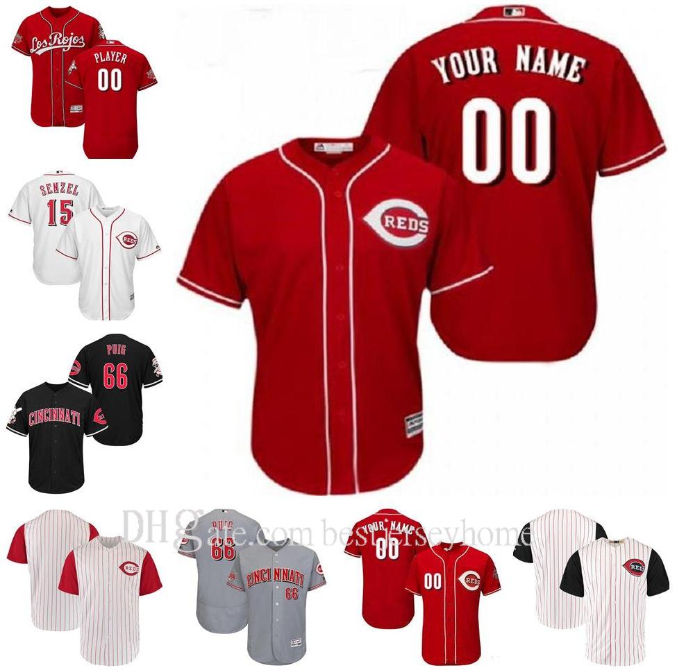 

Cincinnati Aristides Aquino Jersey 150th Nick Senzel Trevor Bauer Derek Dietrich Votto Gennett Suarez Barnhart Castillo Jerseys Mens Lady, Blue;black