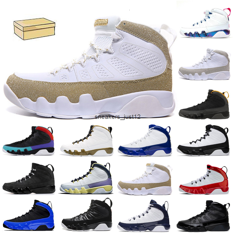 

With Box 2021 Jumpman 9 9s Mens Womens Basketball Shoes Cactus Flower University Gold White Gym Red Racer Blue Trainers Sneakers