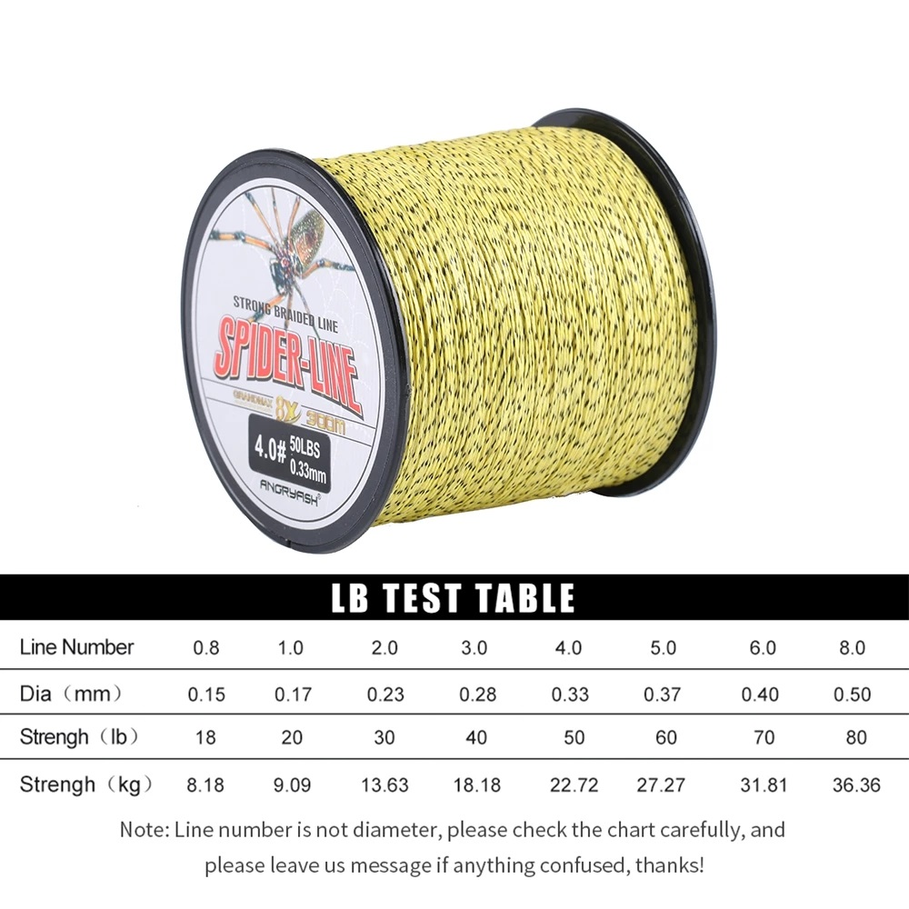 8 Braided Fishing Line,10Lb -80Lb Test,300M/328Yds,500M/546Yds, Abrasion Resistant Zero Stretch Braided Lines Strands Super Strong Superline-image-717714411