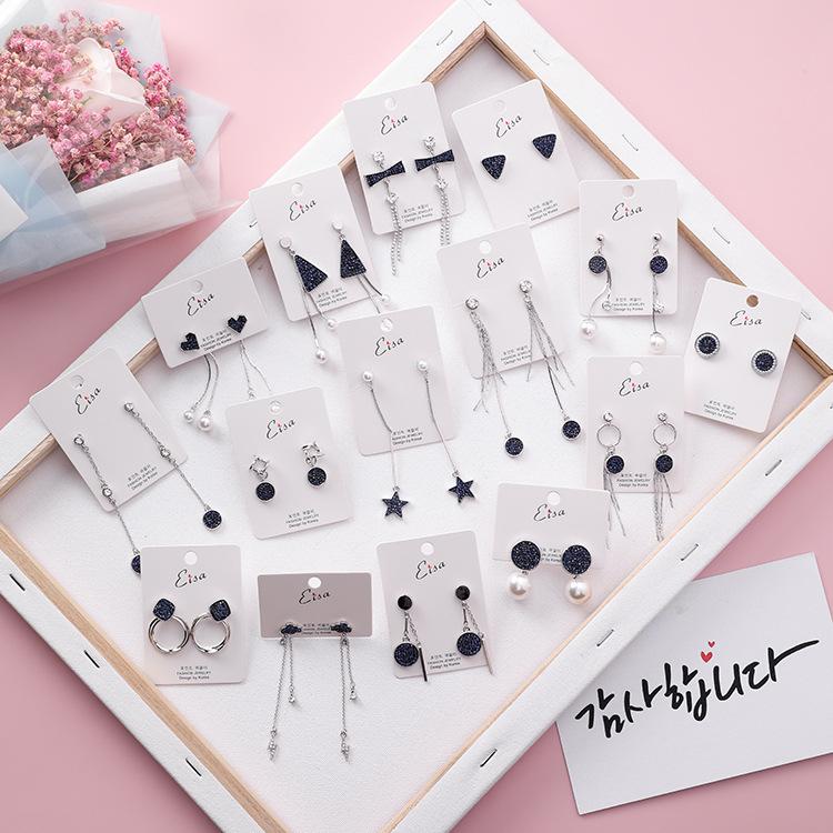 

Dangle & Chandelier 2021 Korea Fashion Jewelry Brincos Rhinestone Geometric Round Long Tassel Earrings For Women Drop Earing Boucle D'oreill