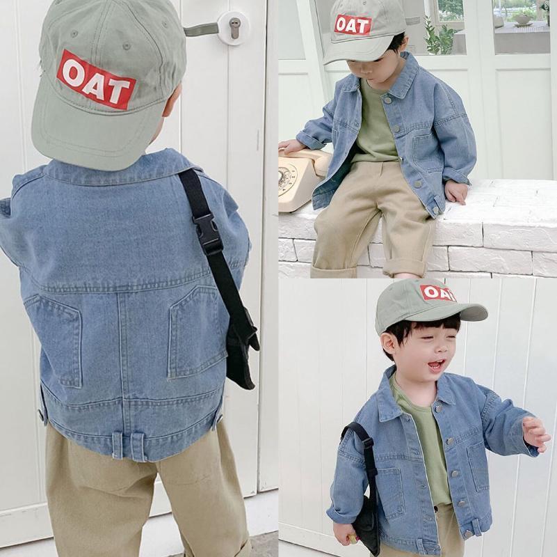 

Jackets Boy Coat Jean KidsÂ BabyÂ ClothesÂ 2021Â Vintage SpringÂ Autumn Party Outwear OutfitsÂ Toddler UniformÂ Top CottonÂ ChildrenÂ Clothing, Blue;gray