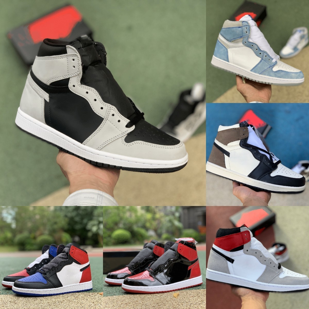 

Jumpman University Blue 1 1s High Basketball Shoes Mens Women JORDÁN Shadow 2.0 Bred Patent Unc Pine Green Hyper Royal Seafoam Chicago Black Toe TWIST Trainer Sneakers, Please contact us